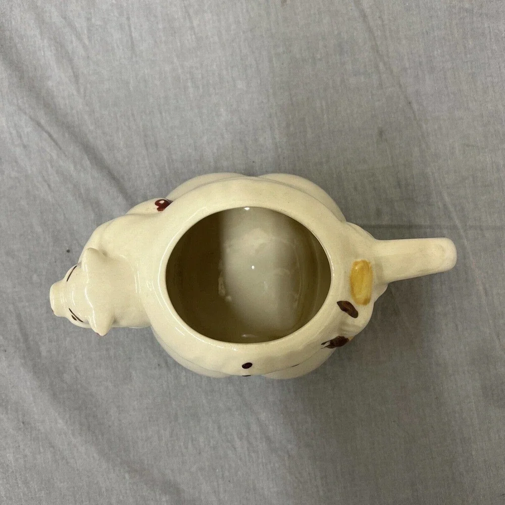 Tom the Pipers Son 7” Porcelain Tea Pot Vintage 1940’s Shawnee Pottery FS Chrty